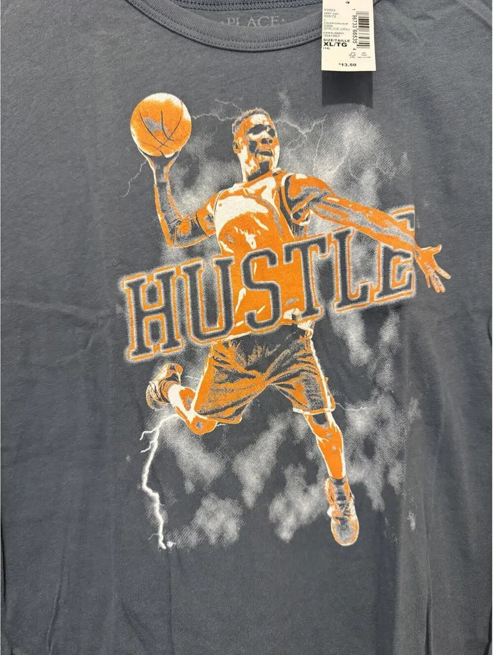 Children's Place Boys' Long Sleeve Sports Themed Graphic T-Shirts - 4 Pack XL